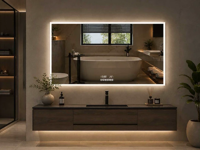 Mawialux led spiegel 100/120/140/160cm (breedte keuze) - afbeelding 12 van  22