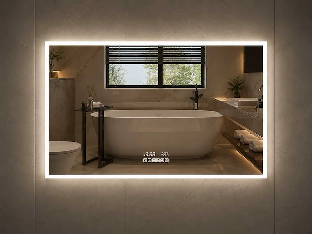 Mawialux led spiegel 100/120/140/160cm (breedte keuze) - afbeelding 16 van  22