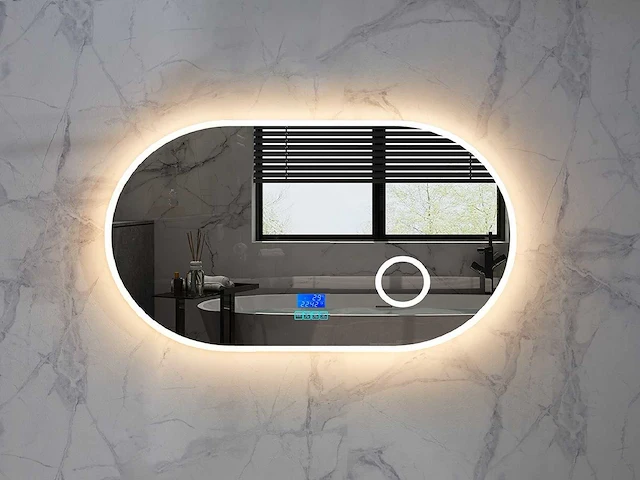 Mawialux led spiegel 100/120/160 breedte keuze - afbeelding 8 van  14