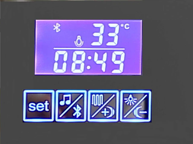 Mawialux led spiegel 50cm met bluetooth - afbeelding 6 van  9