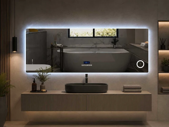 Mawialux led spiegel met bluetooth 160, 180, 200 cm keuze - afbeelding 9 van  16