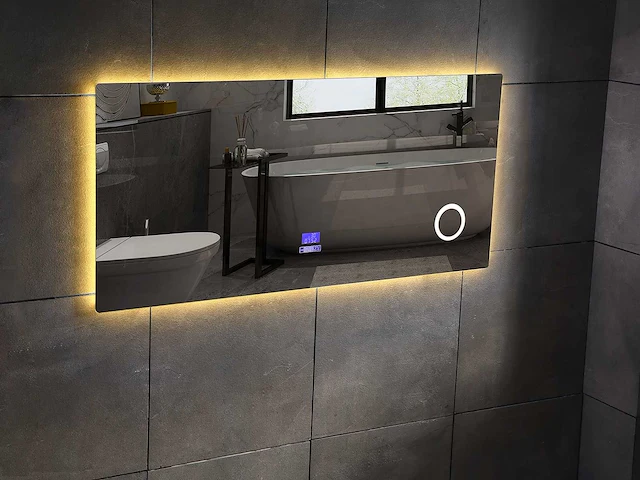Mawialux led spiegel met bluetooth 80/100/120/140 cm keuze - afbeelding 4 van  9