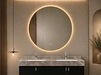 Mawialux led spiegel rond met rand (80-120cm keuze)