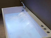 Mawialux opbouw design massagebad - waterval - mat wit - afbeelding 5 van  9