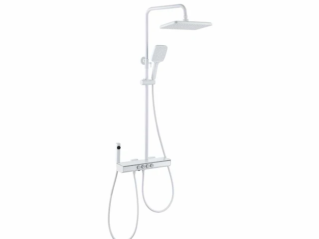 Mawialux opbouw regendoucheset - digitaal display - wit - afbeelding 1 van  9
