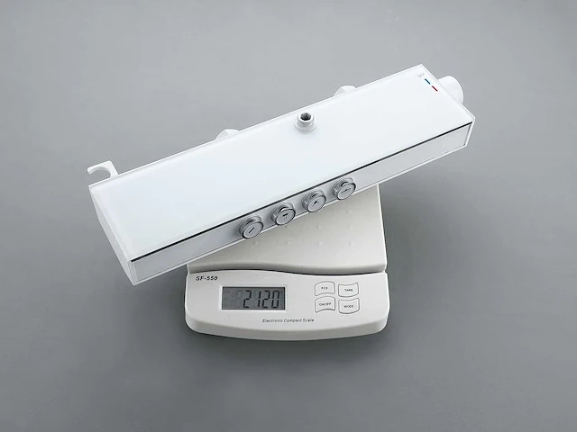 Mawialux opbouw regendoucheset - digitaal display - wit - afbeelding 5 van  9