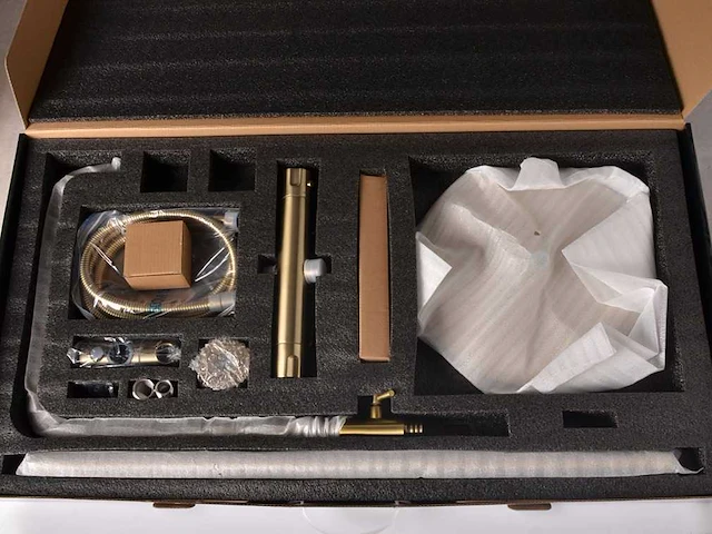 Mawialux opbouw thermostaat regendouche - geborsteld goud - afbeelding 15 van  23