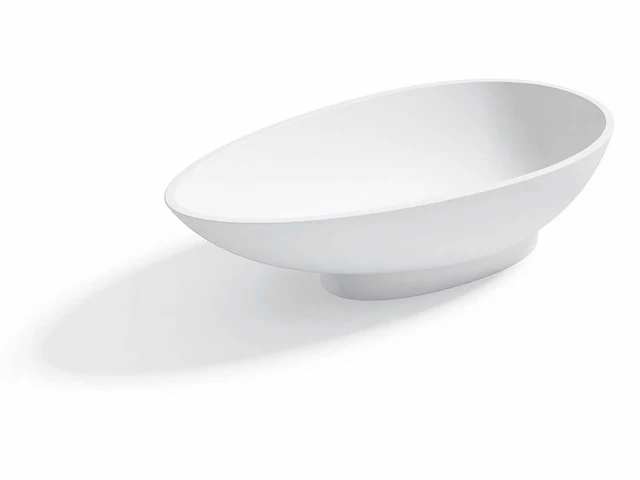 Mawialux opzet waskom - solid surface - mat wit - afbeelding 3 van  3