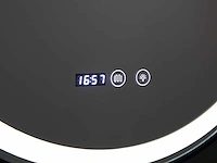 Mawialux ronde led spiegel met mat zwarte rand (keuze uit 80 of 100cm diameter) - afbeelding 4 van  7