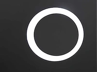 Mawialux ronde led spiegel met mat zwarte rand (keuze uit 80 of 100cm diameter) - afbeelding 6 van  7