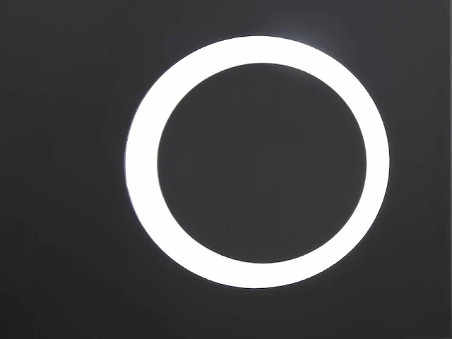 Mawialux ronde led spiegel met mat zwarte rand (keuze uit 80 of 100cm diameter) - afbeelding 6 van  7