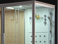 Mawialux sauna met stoomcabine wellness huis - wit