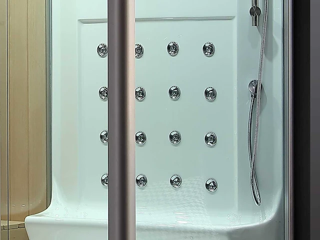 Mawialux sauna met stoomcabine wellness huis - wit - afbeelding 7 van  7