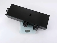 Mawialux thermostatisch opbouw regendoucheset - digitaal display - mat zwart - afbeelding 4 van  6