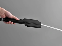 Mawialux thermostatisch opbouw regendoucheset - mat zwart met chroom bediening - afbeelding 8 van  10