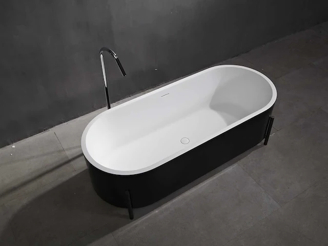 Mawialux vrijstaand bad - solid surface (beschikbaar in 2 kleuren) - afbeelding 12 van  15