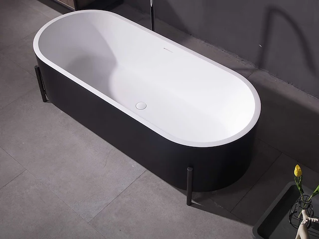 Mawialux vrijstaand bad - solid surface (beschikbaar in 2 kleuren) - afbeelding 13 van  15