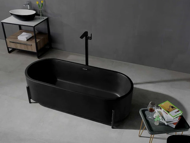Mawialux vrijstaand bad - solid surface (beschikbaar in 2 kleuren) - afbeelding 14 van  15