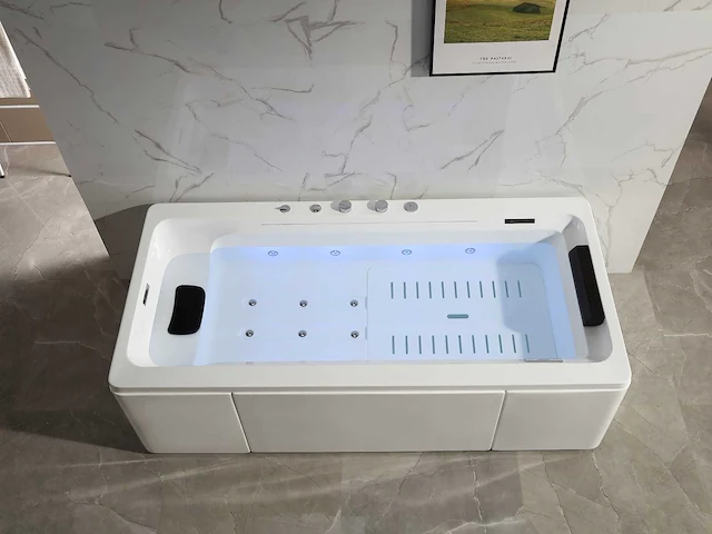 Mawialux vrijstaand massagebad met waterval - afbeelding 7 van  19