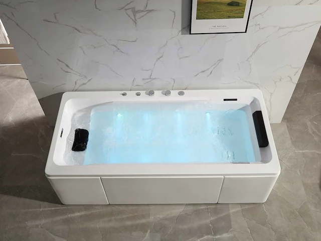 Mawialux vrijstaand massagebad met waterval - afbeelding 8 van  19