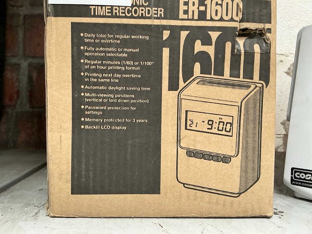 Max er-1600 digitale prikklok - afbeelding 5 van  5