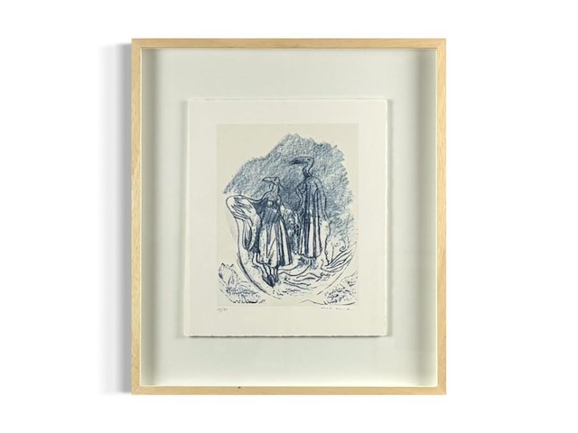 Max ernst - gesigneerde lithografie - afbeelding 1 van  1