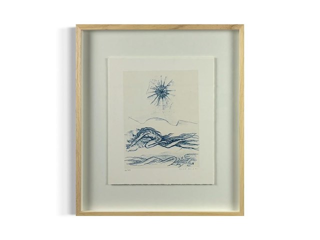 Max ernst - gesigneerde lithografie - afbeelding 1 van  1