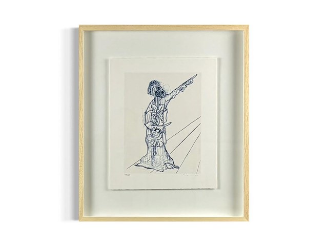 Max ernst - gesigneerde lithografie - afbeelding 1 van  1