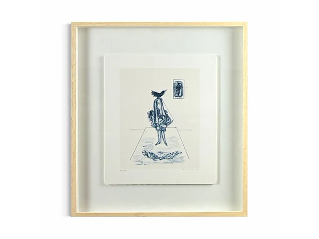 Max ernst - gesigneerde lithografie - afbeelding 1 van  1