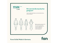 Max fan® foam® matras met 5-zone comfort foam core - 140 x 200 cm - afbeelding 5 van  6