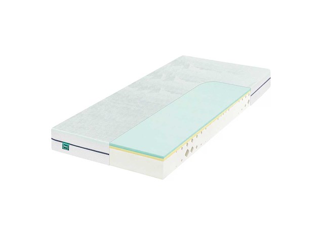 Max fan®® foam matras met 5-zone comfort foam core - 90 x 200 cm - afbeelding 2 van  5