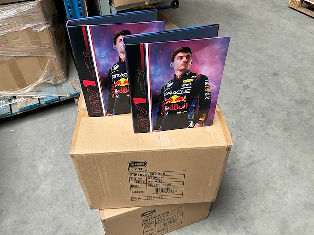 Max verstappen red bull racing a4 ringband map 2-rings (61x) - afbeelding 1 van  4