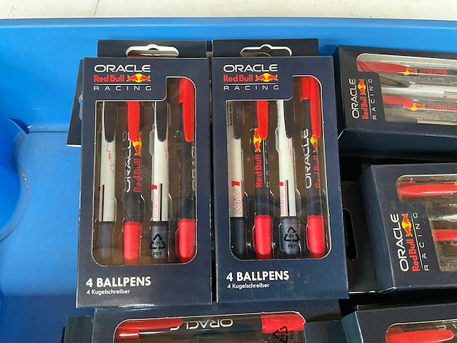 Max verstappen red bull racing balpennen set 4-stuks (24x) - afbeelding 2 van  4