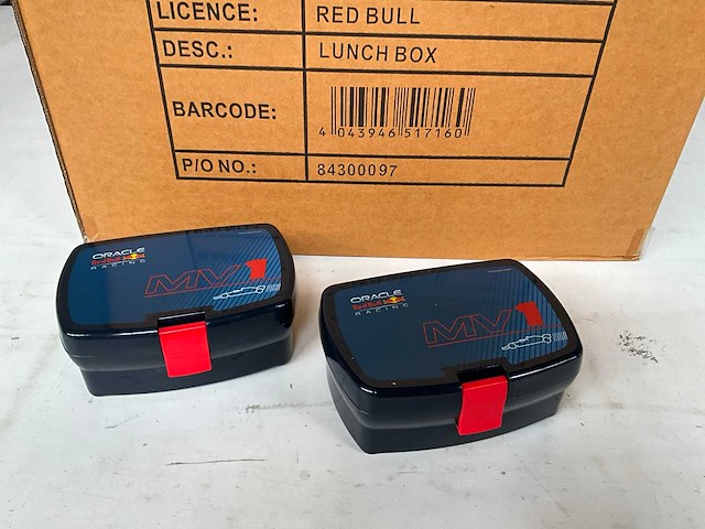 Max verstappen red bull racing lunch box (48x) - afbeelding 1 van  6