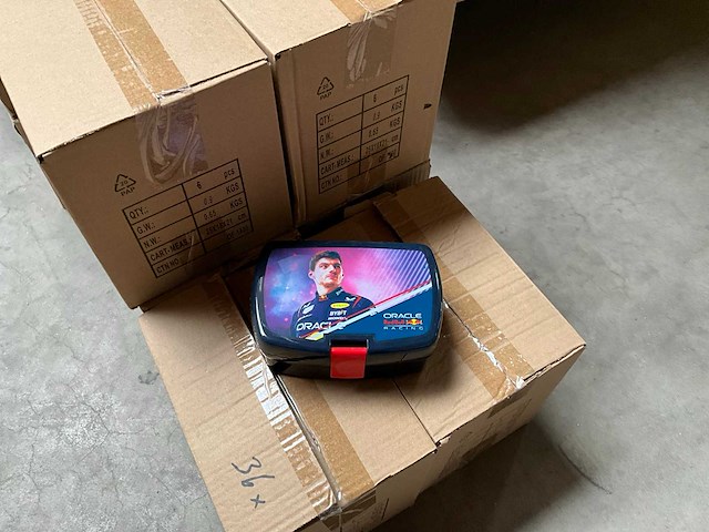 Max verstappen red bull racing lunchbox (36x) - afbeelding 1 van  4