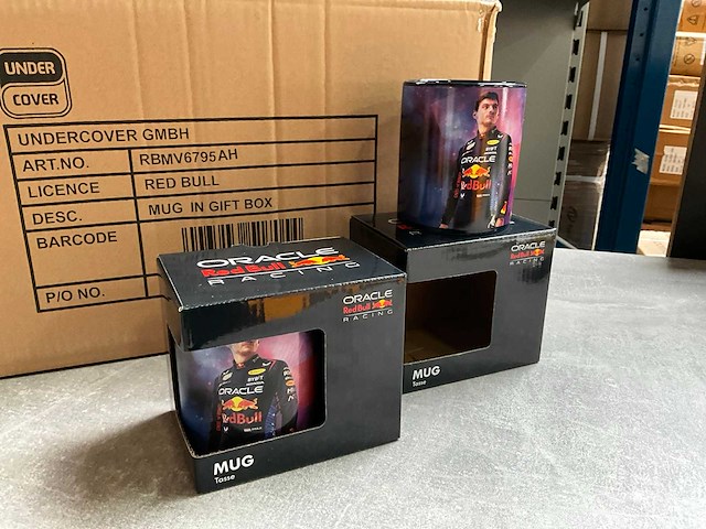 Max verstappen red bull racing mok in geschenkdoos (20x) - afbeelding 3 van  6