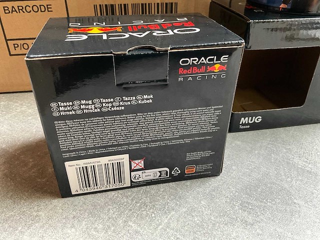 Max verstappen red bull racing mok in geschenkdoos (20x) - afbeelding 5 van  6