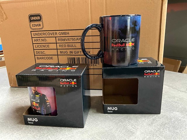 Max verstappen red bull racing mok in geschenkdoos (20x) - afbeelding 6 van  6