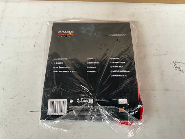 Max verstappen red bull racing shoebag/rugzak (48x) - afbeelding 4 van  4