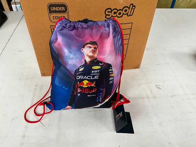Max verstappen red bull racing shoebag/rugzak (48x) - afbeelding 1 van  6