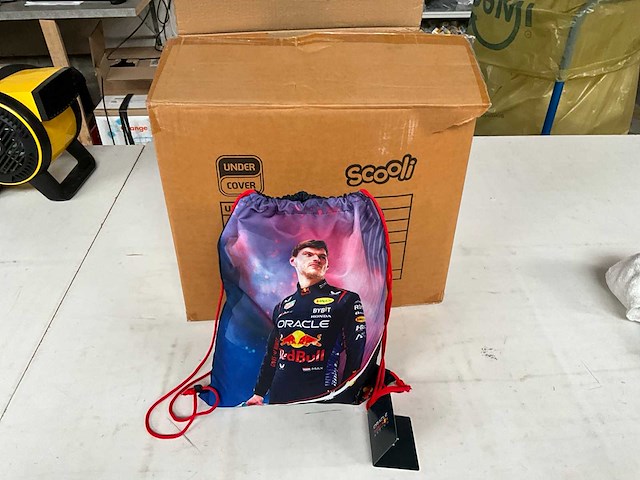 Max verstappen red bull racing shoebag/rugzak (48x) - afbeelding 2 van  6