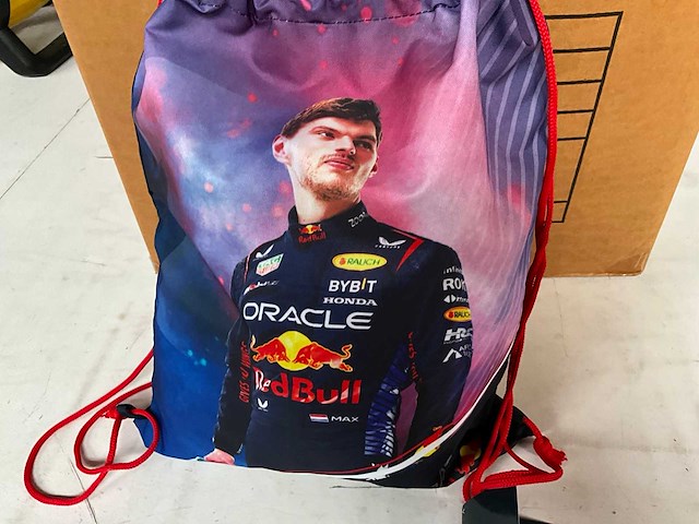 Max verstappen red bull racing shoebag/rugzak (48x) - afbeelding 3 van  6