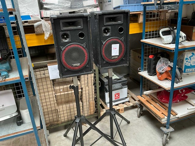 Max xen3510 luidspreker met statief (2x) - afbeelding 1 van  9
