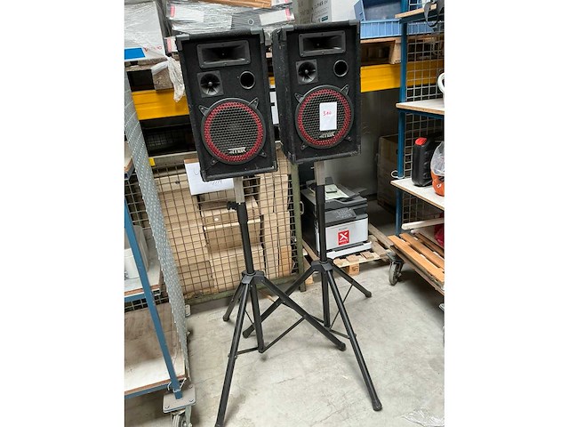 Max xen3510 luidspreker met statief (2x) - afbeelding 2 van  9