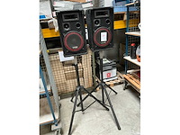 Max xen3510 luidspreker met statief (2x) - afbeelding 2 van  9