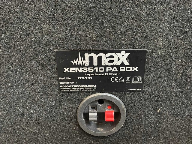 Max xen3510 luidspreker met statief (2x) - afbeelding 6 van  9