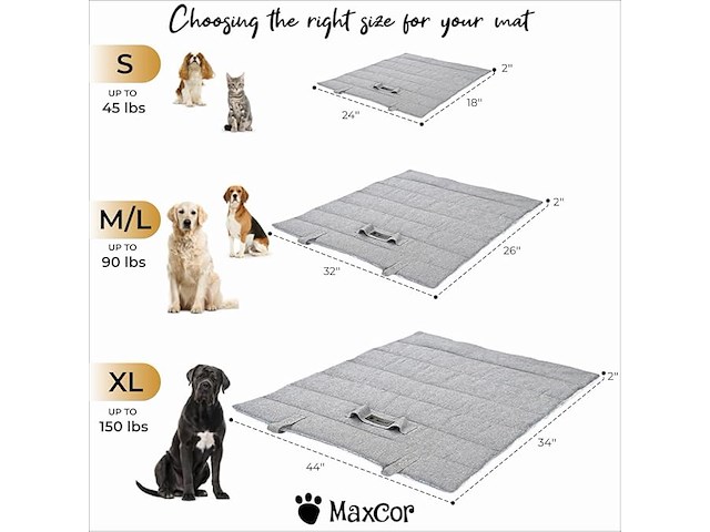 Maxcor middelgrote hondenmat - afbeelding 2 van  4