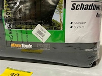 Maxgarden schaduwdoek antraciet 5 x 5 m vierkant - afbeelding 1 van  3