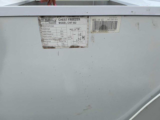 Maxima chf502 vriezer - afbeelding 1 van  1