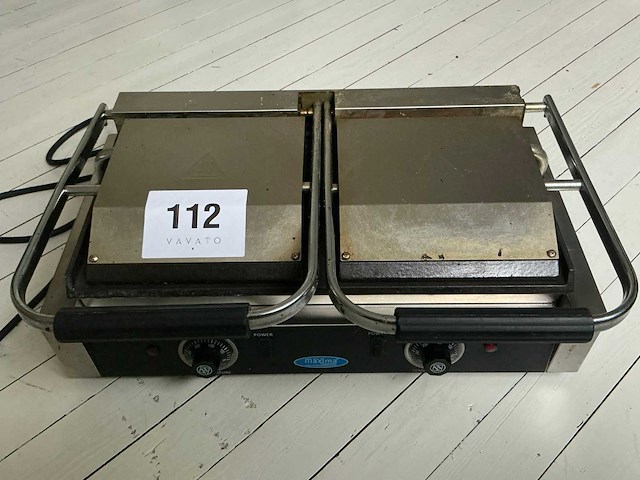 Maxima dubbele contactgrill - afbeelding 1 van  1